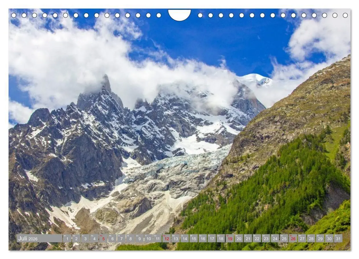 Bild: 9783516696349 | Mont Blanc - Krone der Alpen (Wandkalender 2026 DIN A4 quer),...