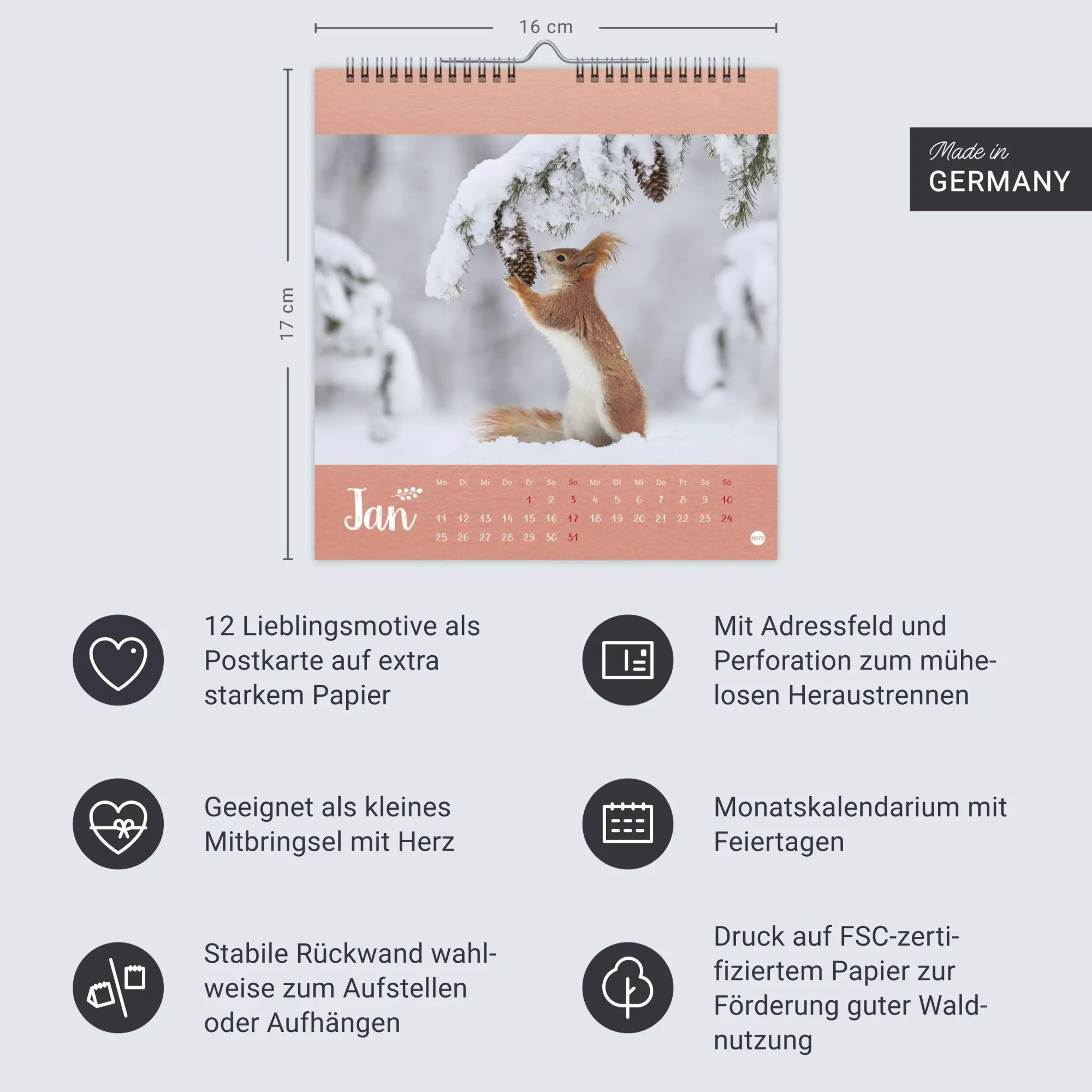 Bild: 9783756416349 | Vadim Trunov: Märchenhaftes Waldleben Postkartenkalender 2027 | Trunov