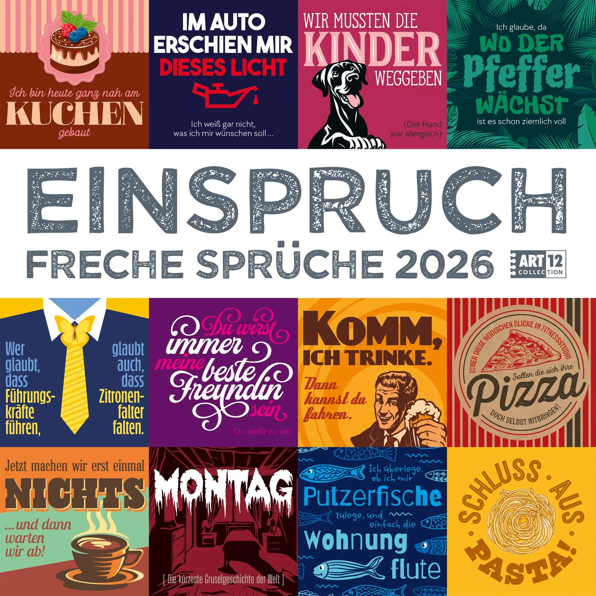 Cover: 9783838446349 | Einspruch Broschürenkalender 2026 - 30x30 - Art12 | GmbH | Kalender