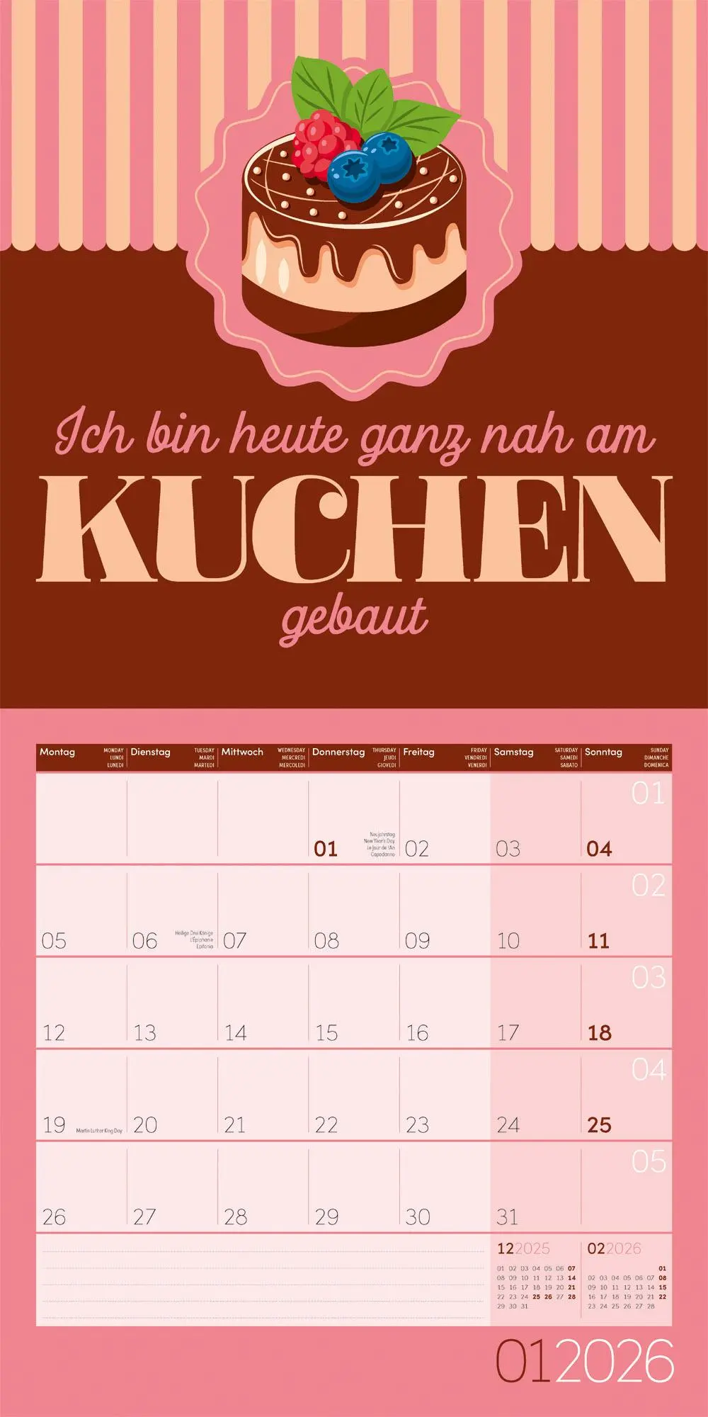 Bild: 9783838446349 | Einspruch Broschürenkalender 2026 - 30x30 - Art12 | GmbH | Kalender