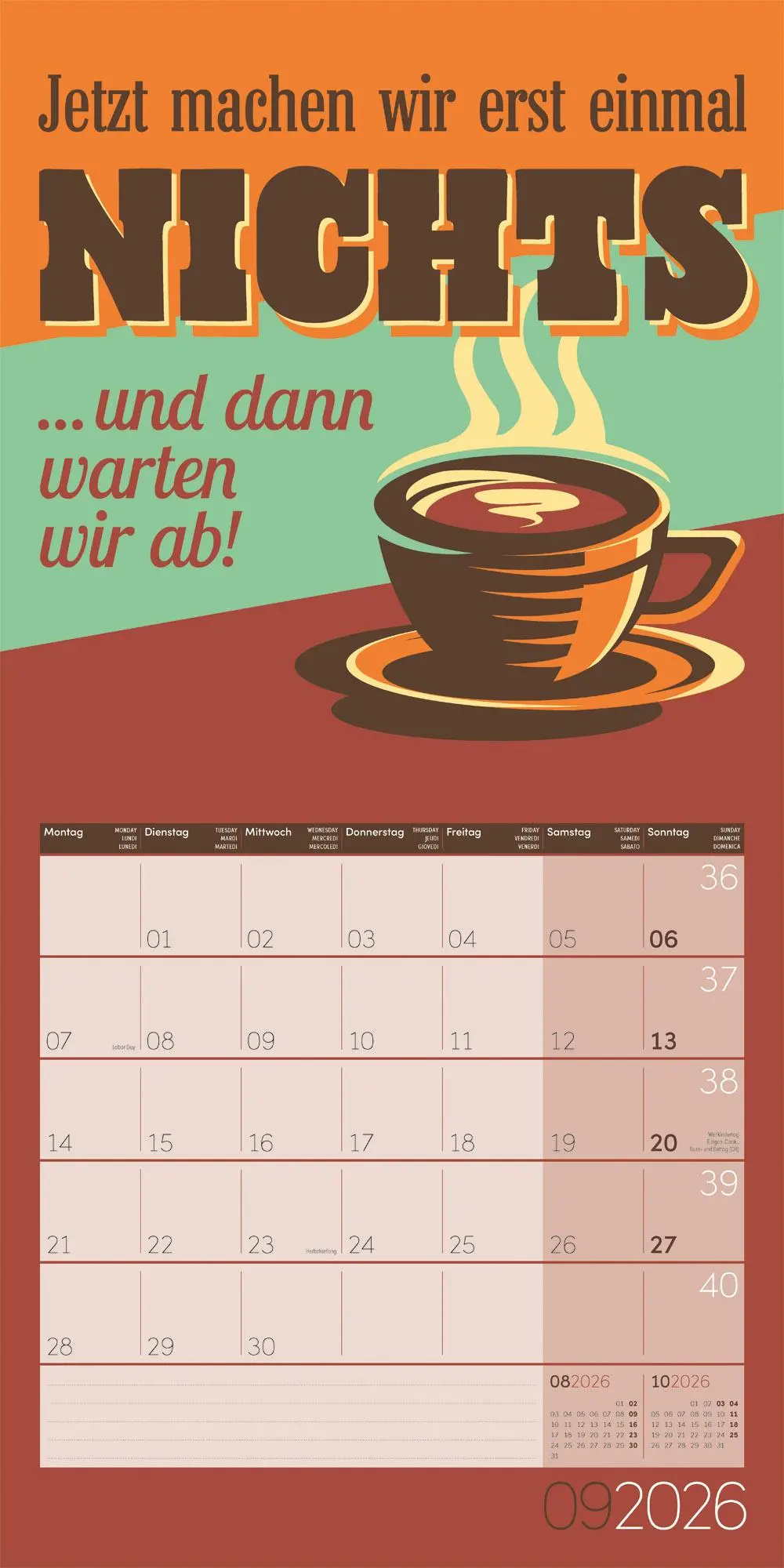 Bild: 9783838446349 | Einspruch Broschürenkalender 2026 - 30x30 - Art12 | GmbH | Kalender