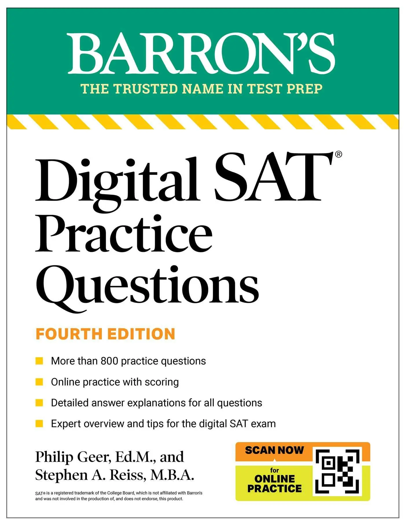 Cover: 9781506296449 | Digital SAT Practice Questions: More than 800 Questions for Digital...