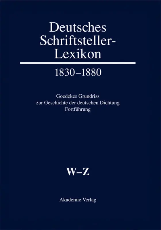 Cover: 9783050056449 | W-Z | Herbert Jacob | Buch | 535 S. | Deutsch | 2012 | De Gruyter