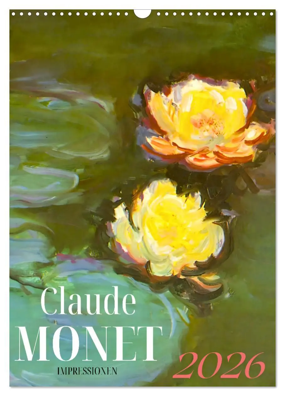 Cover: 9783457286449 | Claude Monet Impressionen 2026 (Wandkalender 2026 DIN A3 hoch),...