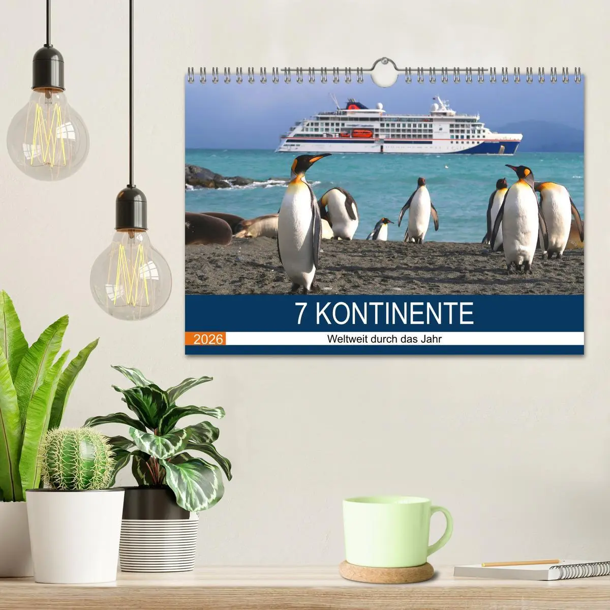 Bild: 9783457596449 | 7 Kontinente - Weltweit durch das Jahr (Wandkalender 2026 DIN A4...