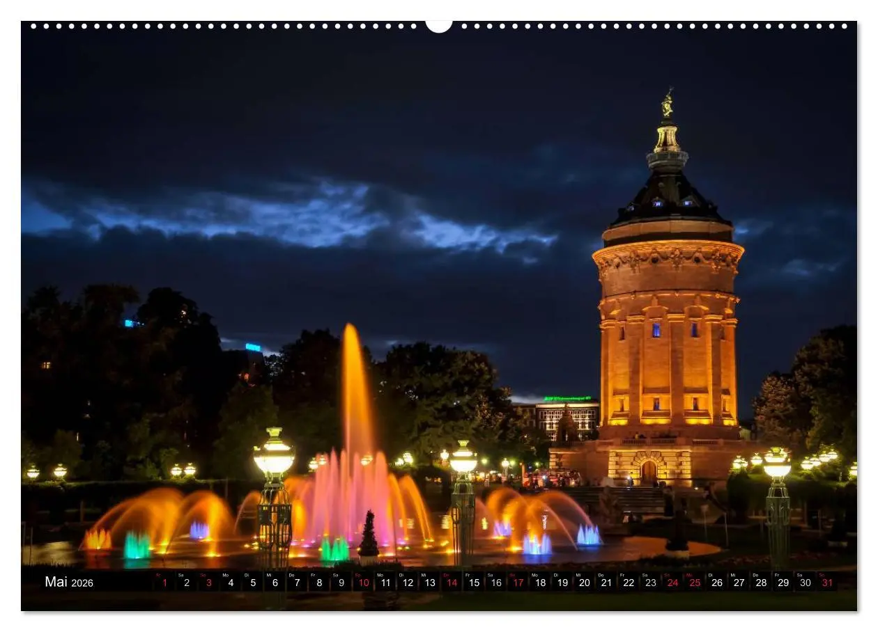 Bild: 9783516206449 | Mannheimer Ansichten 2026 (Wandkalender 2026 DIN A2 quer), CALVENDO...