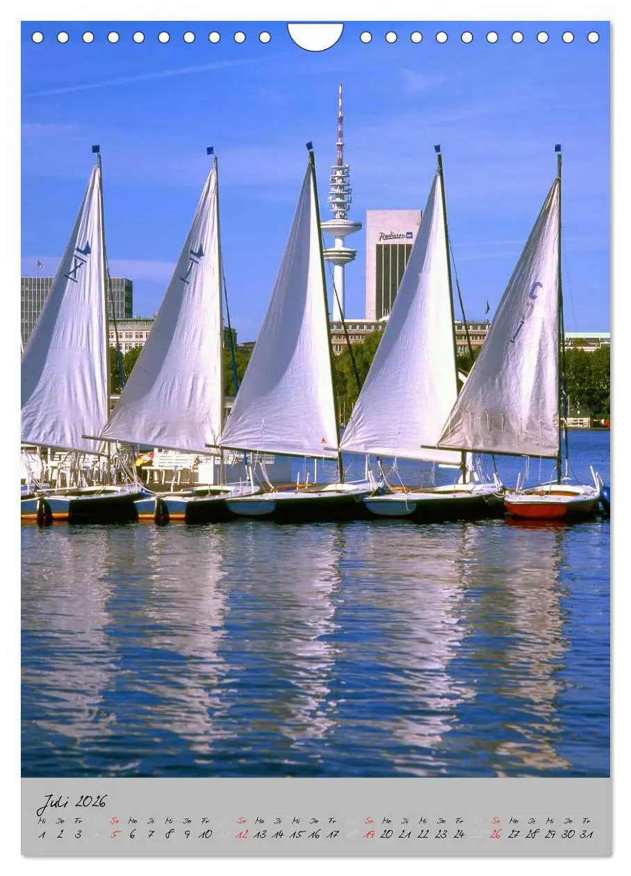 Bild: 9783516446449 | Hamburg - Eine Stadt mit vielen Gesichtern (Wandkalender 2026 DIN...