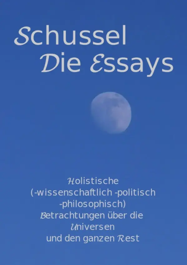 Cover: 9783753126449 | Schussel Die Essays | Werner Schuster | Taschenbuch | 168 S. | Deutsch