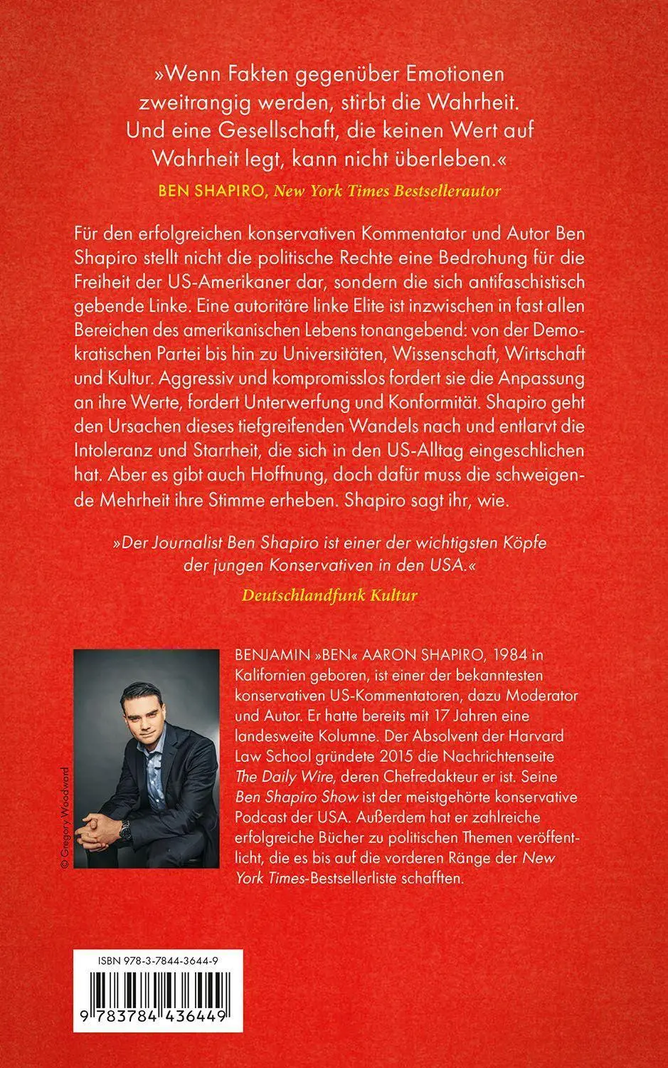 Bild: 9783784436449 | Der autoritäre Terror | Ben Shapiro | Buch | 324 S. | Deutsch | 2022