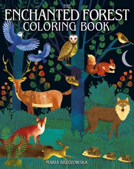 Cover: 9781398836549 | The Enchanted Forest Coloring Book | Maria Brzozowska | Taschenbuch