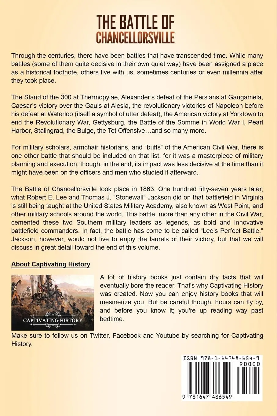 Rückseite: 9781647486549 | The Battle of Chancellorsville | Captivating History | Taschenbuch