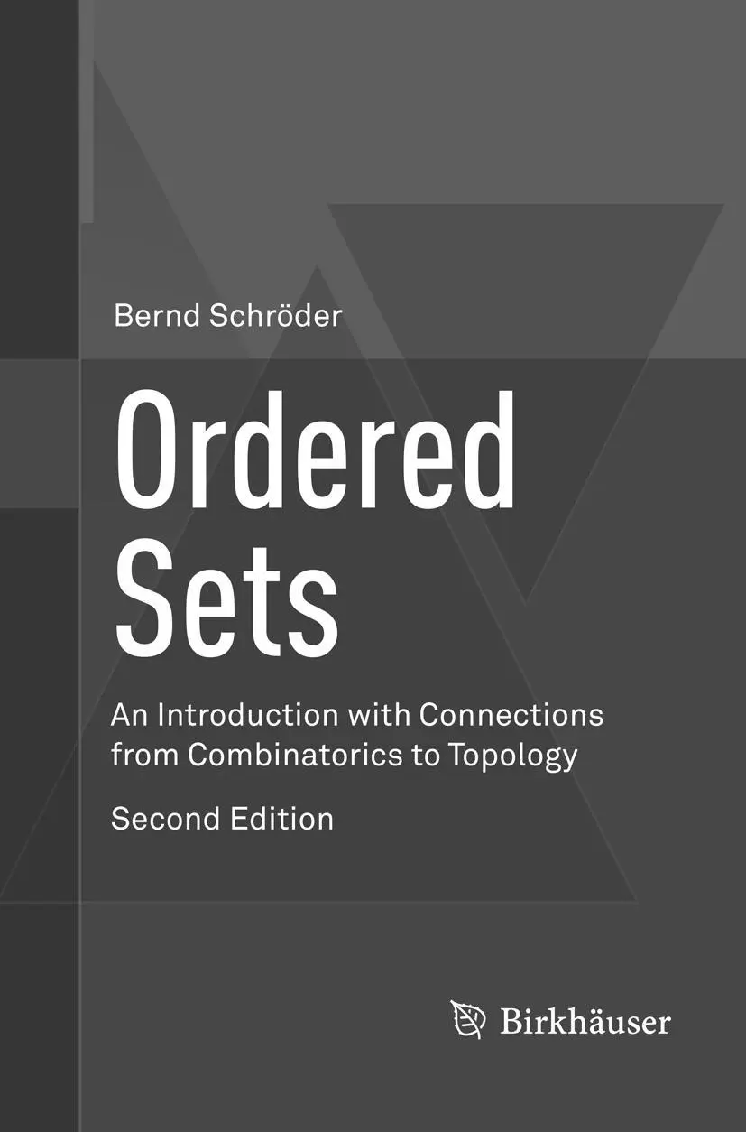 Cover: 9783319806549 | Ordered Sets | Bernd Schröder | Taschenbuch | xvi | Englisch | 2018