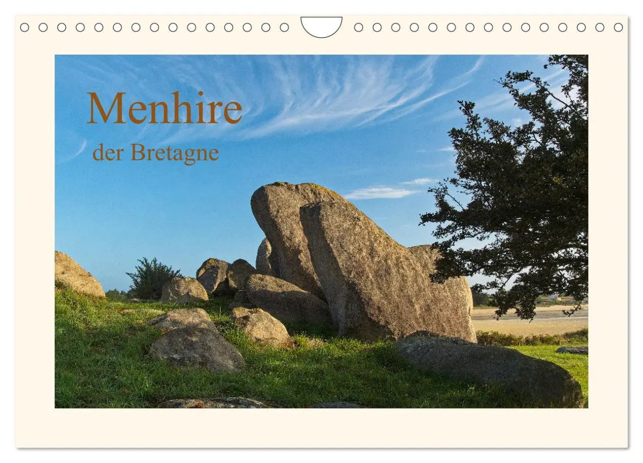Cover: 9783457346549 | Menhire der Bretagne (Wandkalender 2026 DIN A4 quer), CALVENDO...
