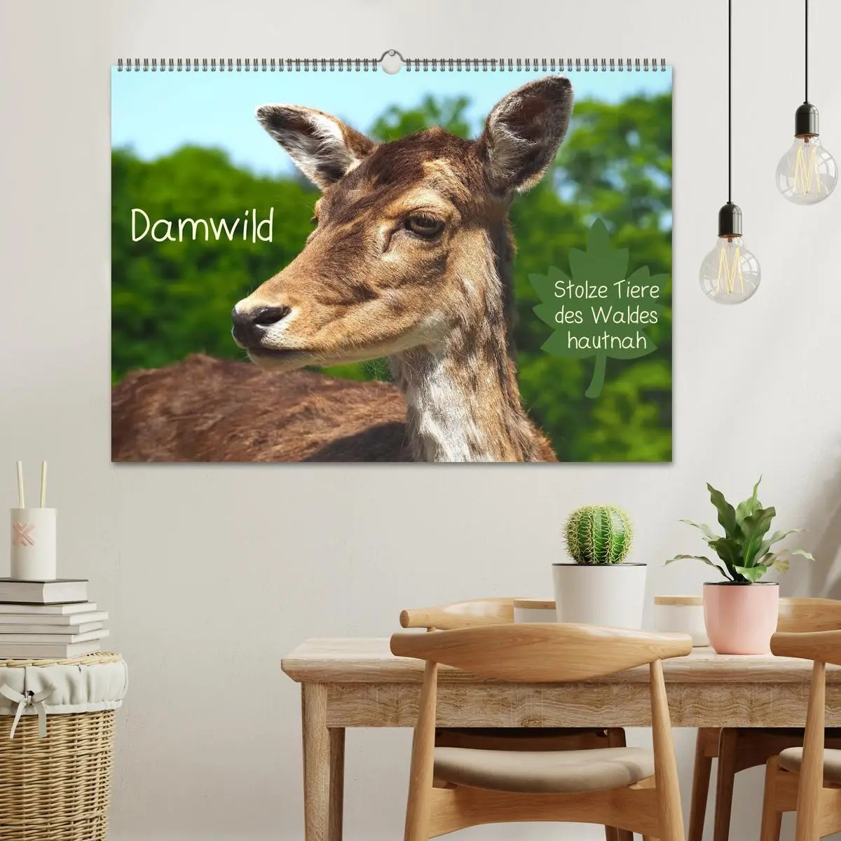 Bild: 9783457586549 | Damwild - stolze Tiere des Waldes hautnah (Wandkalender 2026 DIN A2...