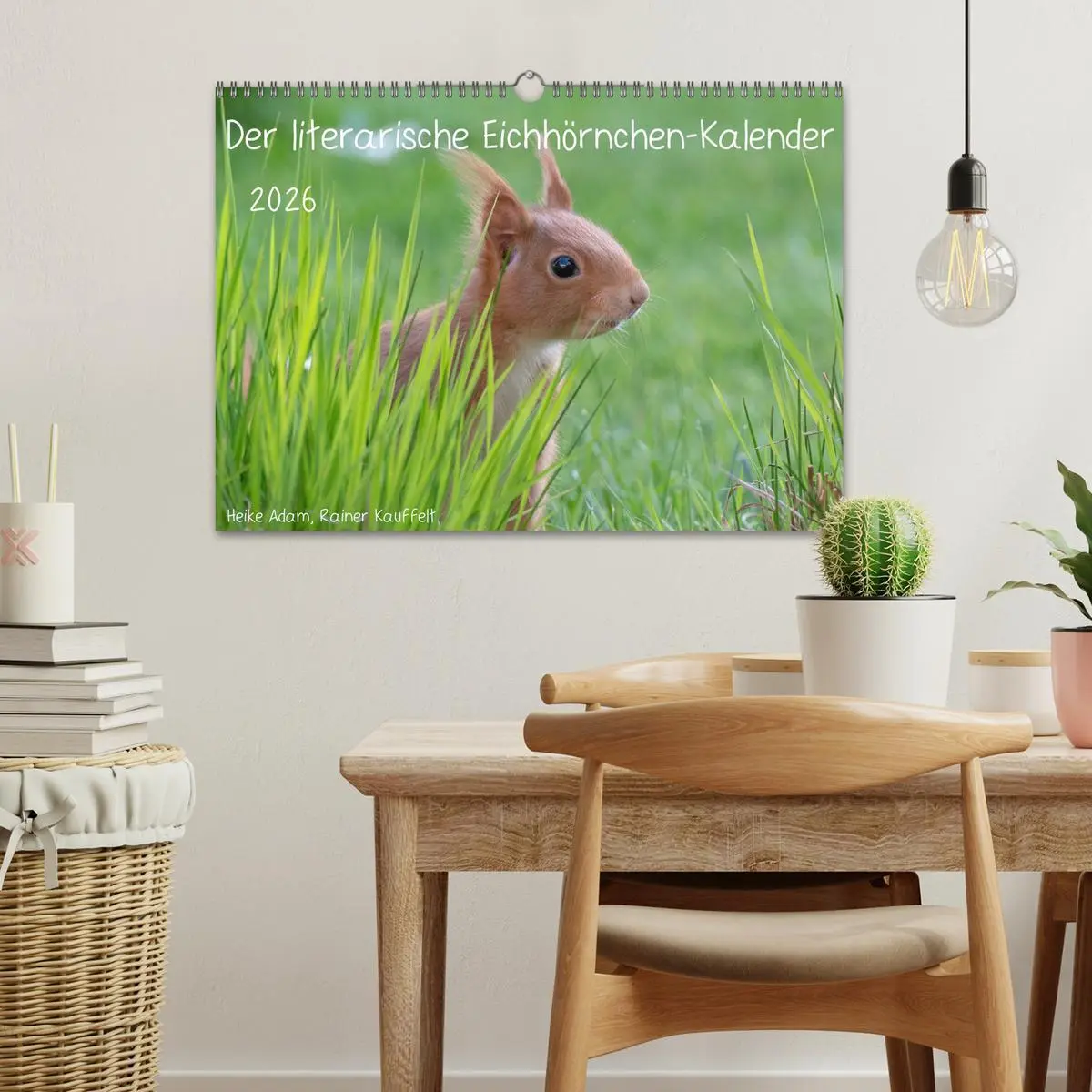 Bild: 9783457896549 | Der literarische Eichhörnchen-Kalender (Wandkalender 2026 DIN A3...