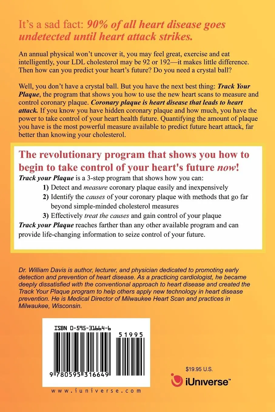 Rückseite: 9780595316649 | Track Your Plaque | William R. Davis | Taschenbuch | Englisch | 2004