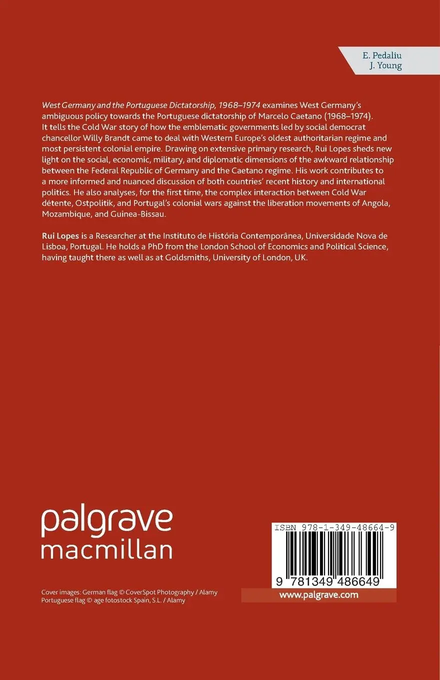 Rückseite: 9781349486649 | West Germany and the Portuguese Dictatorship, 1968-1974 | R. Lopes