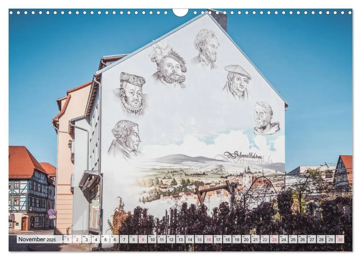Bild: 9783435176649 | Fachwerk in Schmalkalden (Wandkalender 2025 DIN A3 quer), CALVENDO...