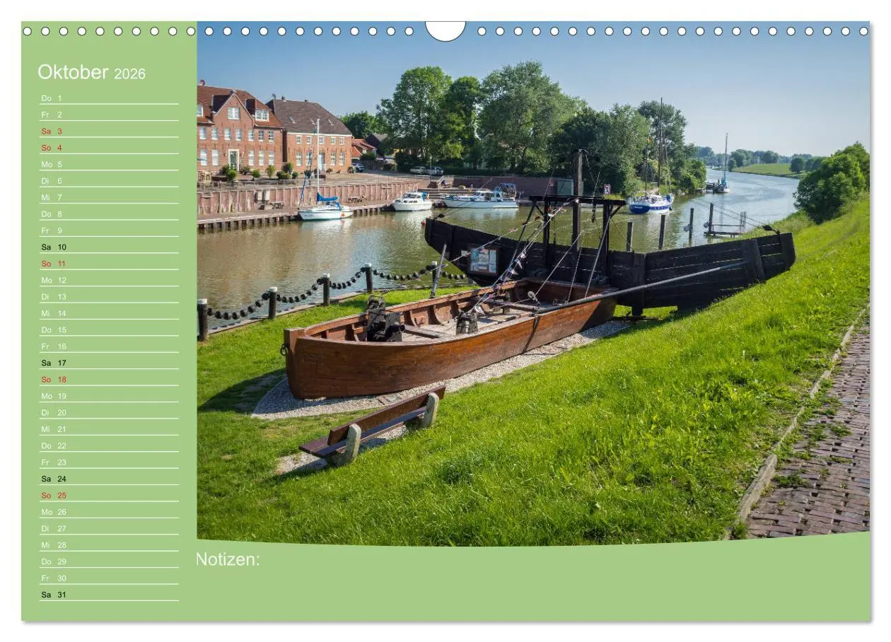 Bild: 9783457886649 | Hooksiel im Friesland (Wandkalender 2026 DIN A3 quer), CALVENDO...