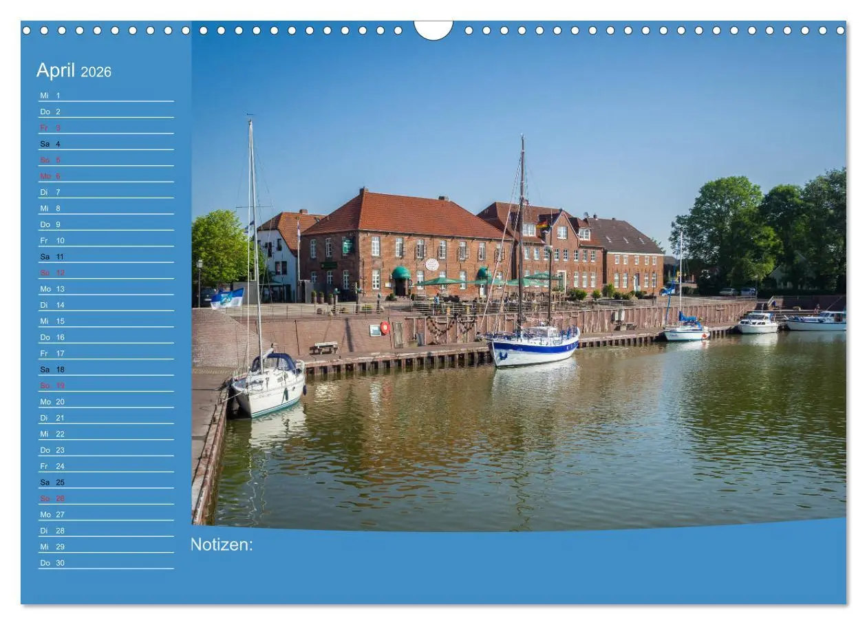 Bild: 9783457886649 | Hooksiel im Friesland (Wandkalender 2026 DIN A3 quer), CALVENDO...