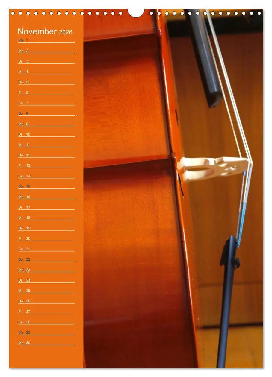 Bild: 9783516426649 | Geliebtes Cello (Wandkalender 2026 DIN A3 hoch), CALVENDO...