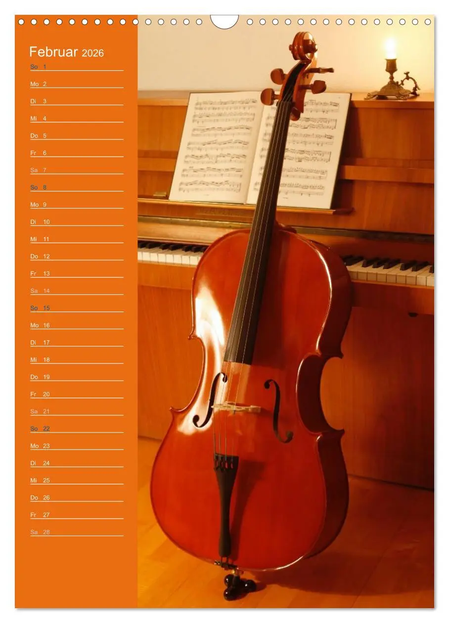 Bild: 9783516426649 | Geliebtes Cello (Wandkalender 2026 DIN A3 hoch), CALVENDO...