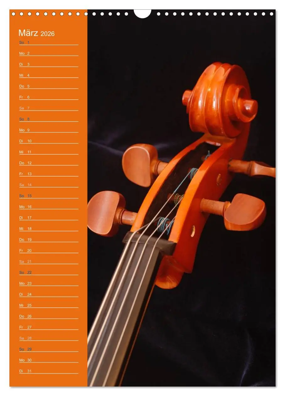 Bild: 9783516426649 | Geliebtes Cello (Wandkalender 2026 DIN A3 hoch), CALVENDO...