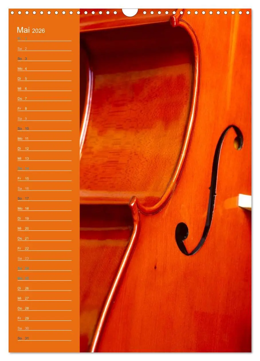 Bild: 9783516426649 | Geliebtes Cello (Wandkalender 2026 DIN A3 hoch), CALVENDO...