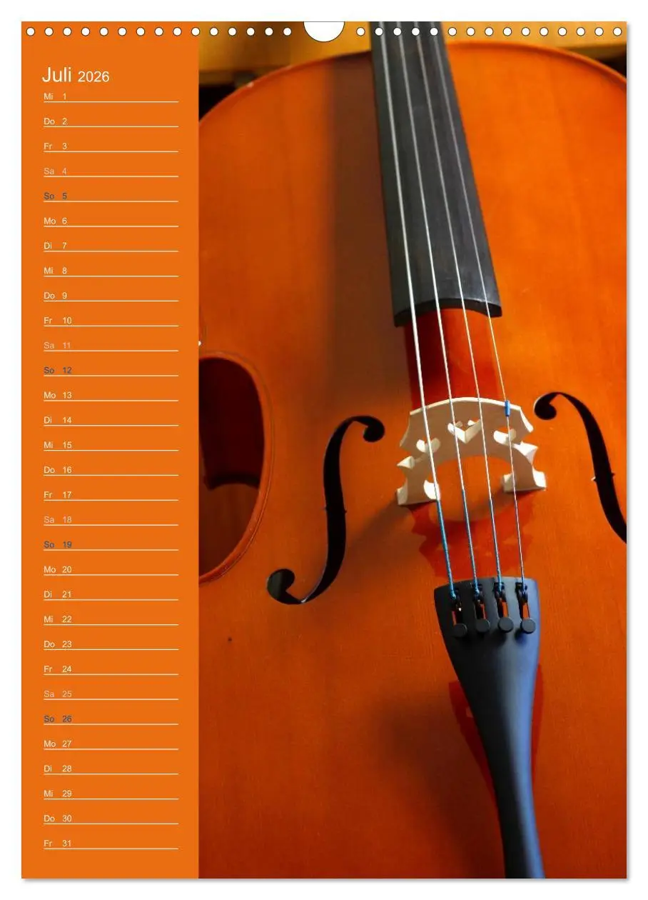 Bild: 9783516426649 | Geliebtes Cello (Wandkalender 2026 DIN A3 hoch), CALVENDO...