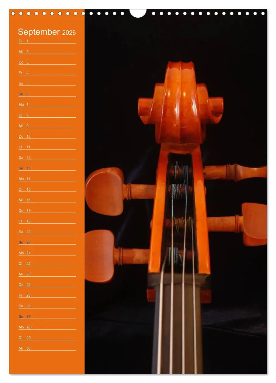 Bild: 9783516426649 | Geliebtes Cello (Wandkalender 2026 DIN A3 hoch), CALVENDO...