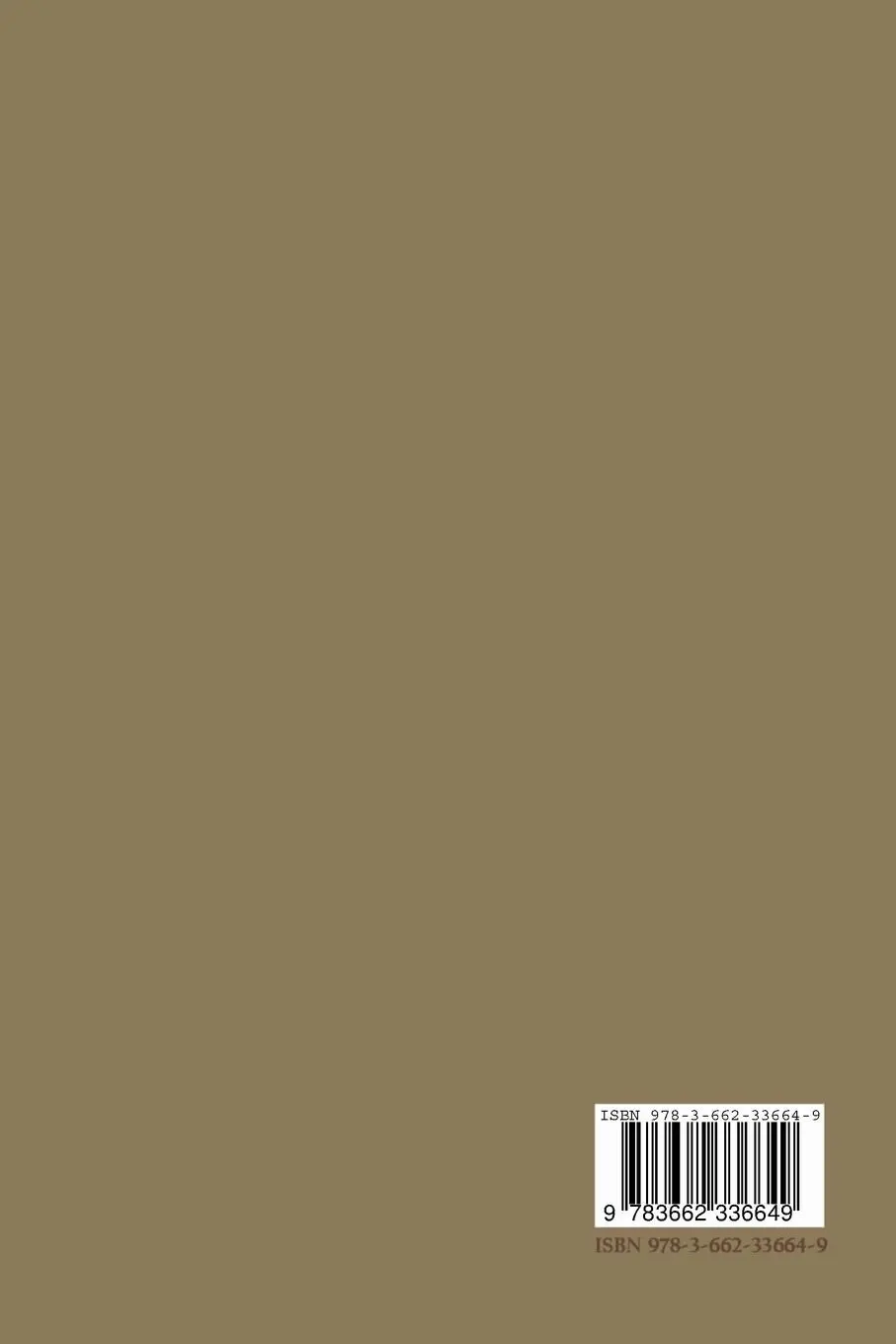 Rückseite: 9783662336649 | Die Metallseifen | Hans Julius Braun | Taschenbuch | viii | Deutsch