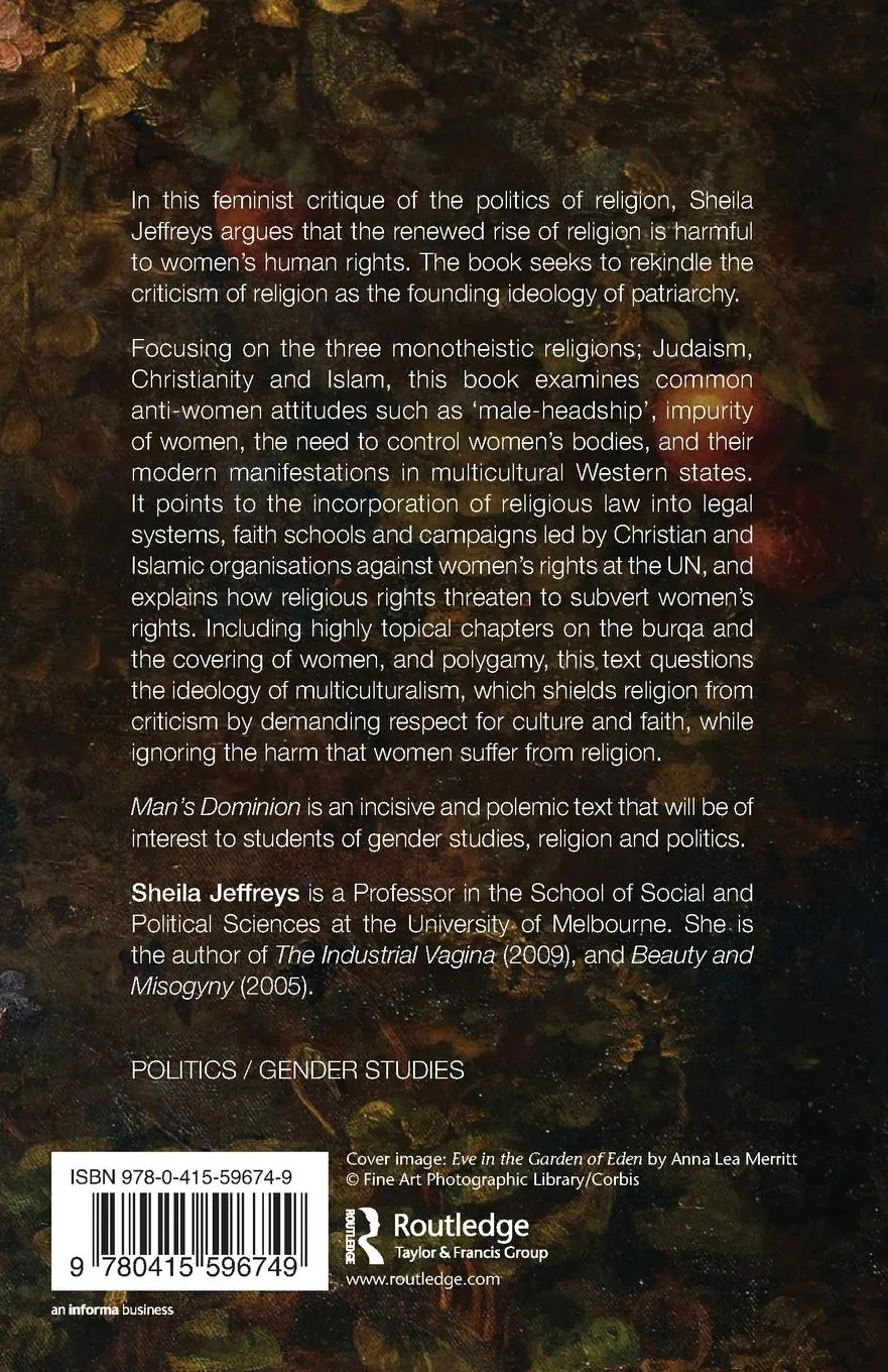 Rückseite: 9780415596749 | Man's Dominion | Sheila Jeffreys | Taschenbuch | Englisch | 2011