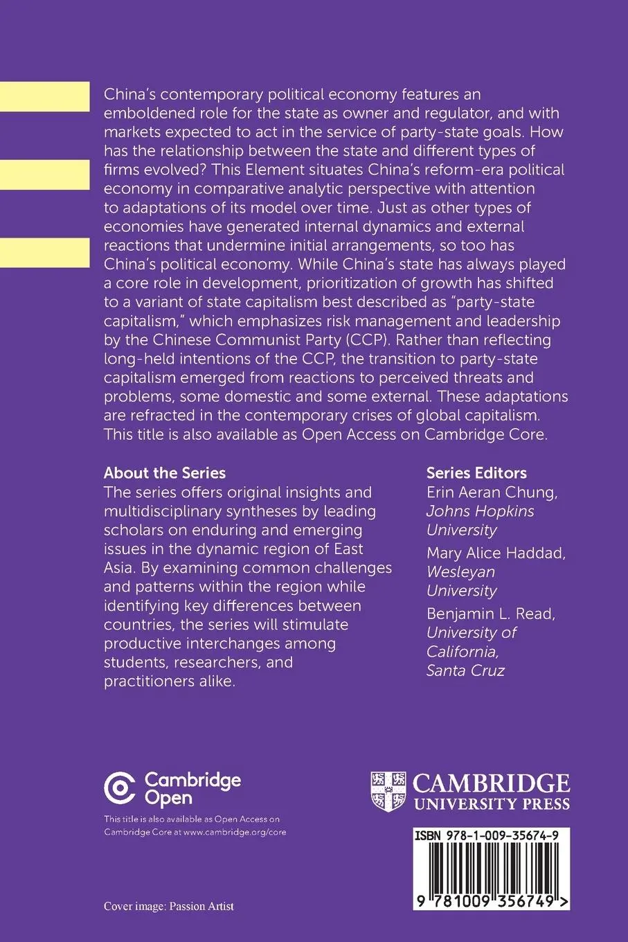 Rückseite: 9781009356749 | The State and Capitalism in China | Margaret M Pearson (u. a.) | Buch