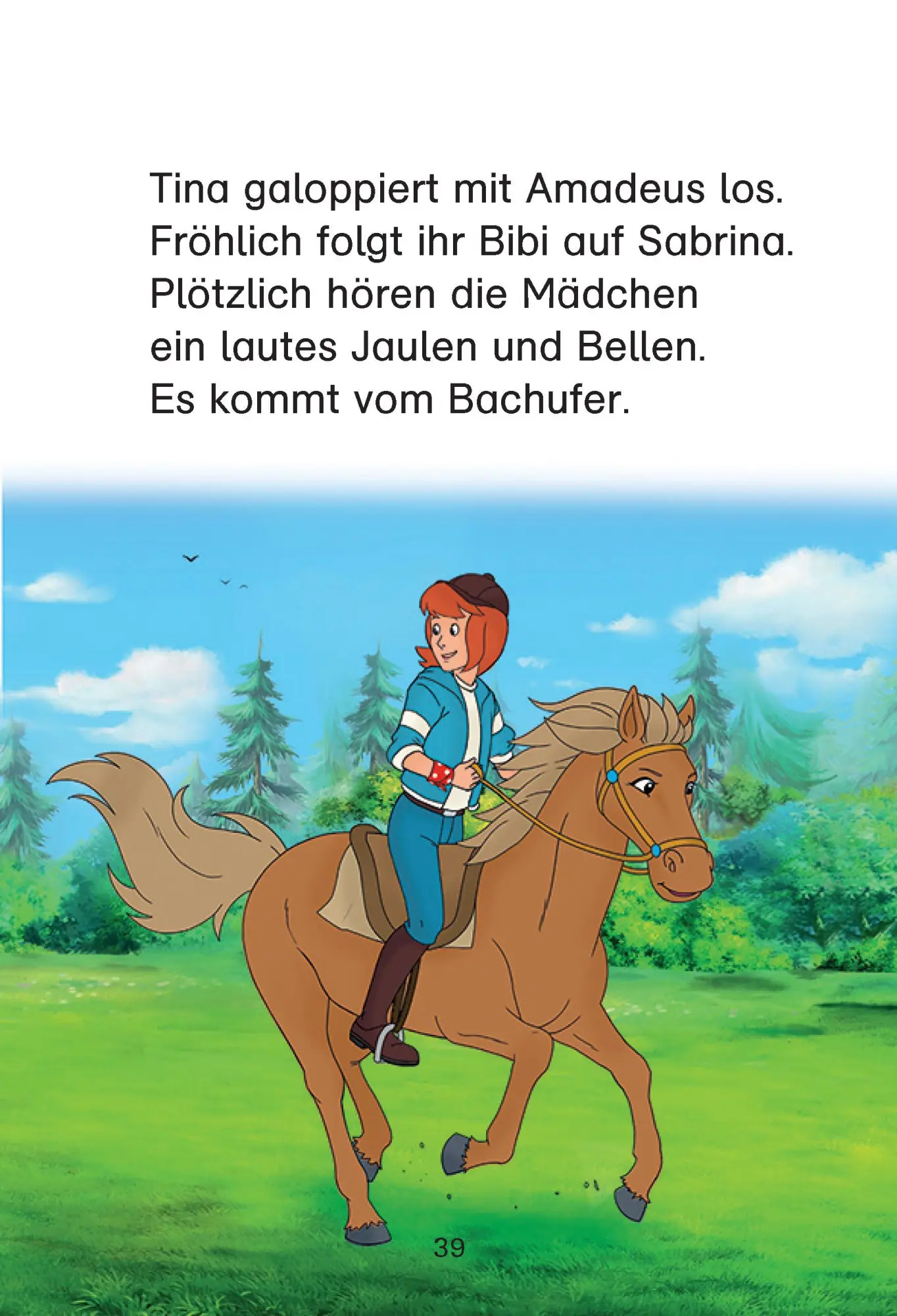 Bild: 9783129496749 | Bibi &amp; Tina: Ausritt ins Glück | Buch | Lesen lernen mit Bibi und Tina