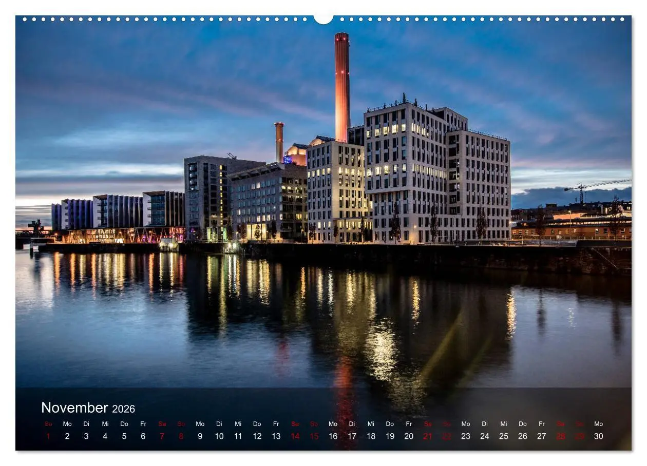 Bild: 9783457876749 | Frankfurt city view (Wandkalender 2026 DIN A2 quer), CALVENDO...
