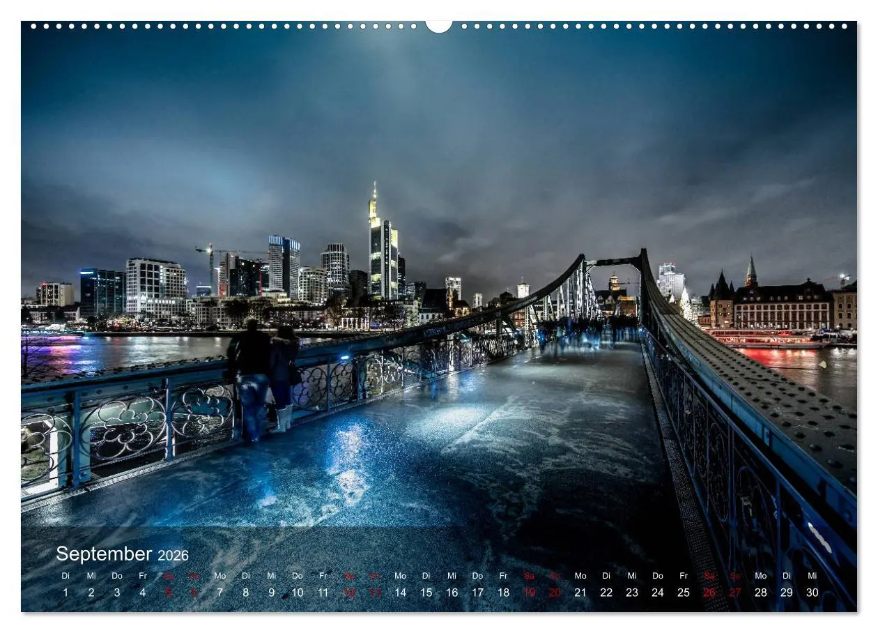 Bild: 9783457876749 | Frankfurt city view (Wandkalender 2026 DIN A2 quer), CALVENDO...