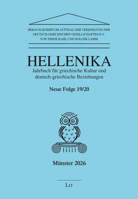 Cover: 9783643996749 | Hellenika. Jahrbuch für griechische Kultur und deutsch-griechische...