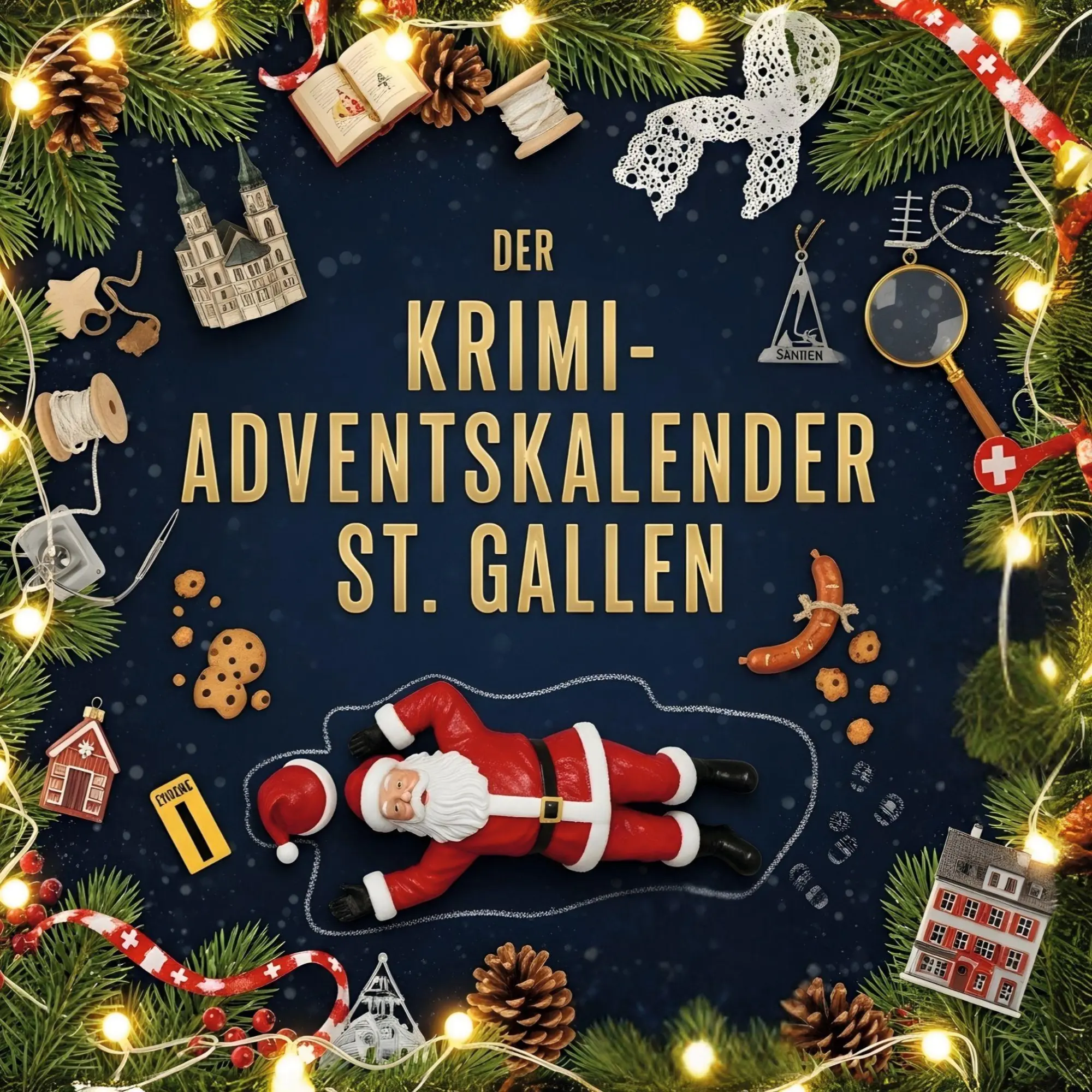 Cover: 9783695306749 | Der Krimi-Adventskalender St. Gallen | Mordsverdächtig in 24 Akten