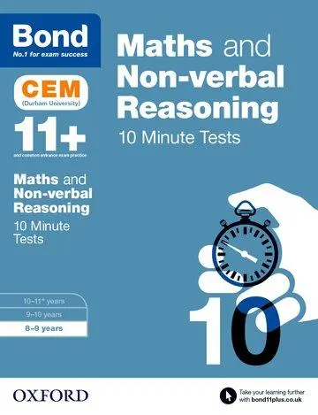 Cover: 9780192746849 | Maths &amp; Non-verbal Reasoning: Bond 11+ CEM 10 Minute Tests (now...