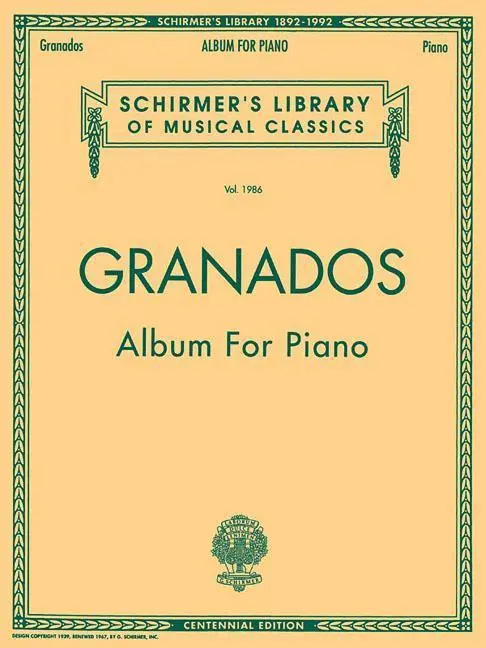 Cover: 9780793536849 | Album for Piano | Schirmer Library of Classics Volume 1986 Piano Solo