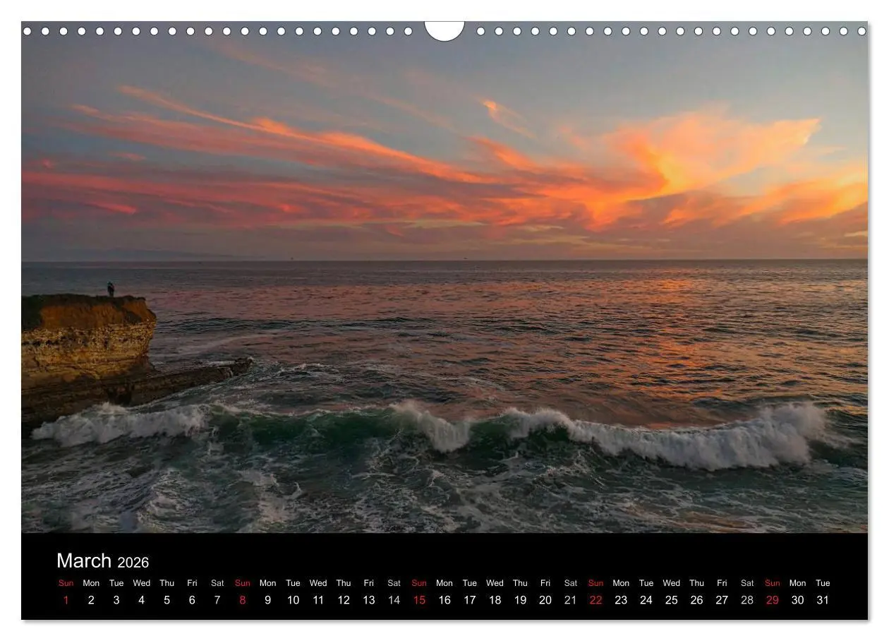 Bild: 9783516576849 | California Coasline (Wall Calendar 2026 DIN A3 landscape), CALVENDO...