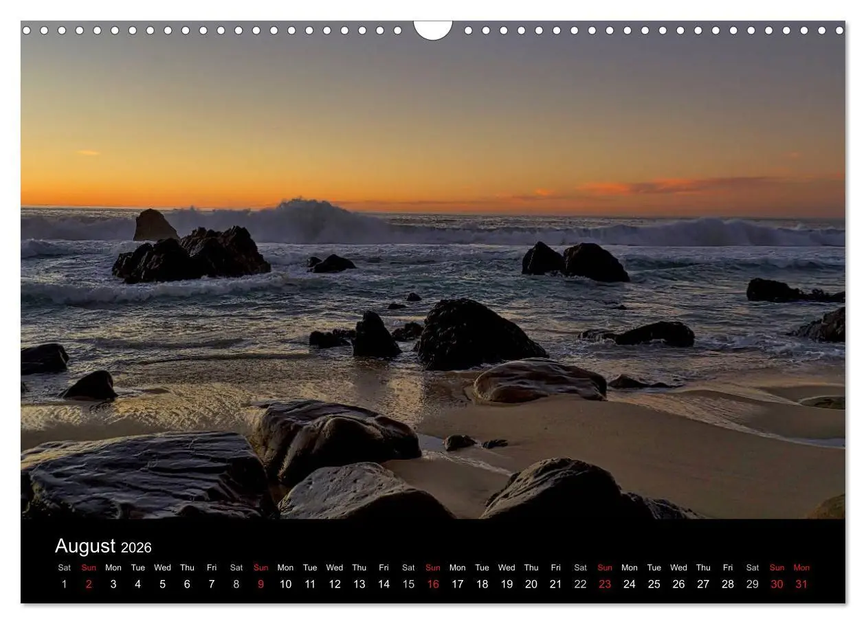 Bild: 9783516576849 | California Coasline (Wall Calendar 2026 DIN A3 landscape), CALVENDO...