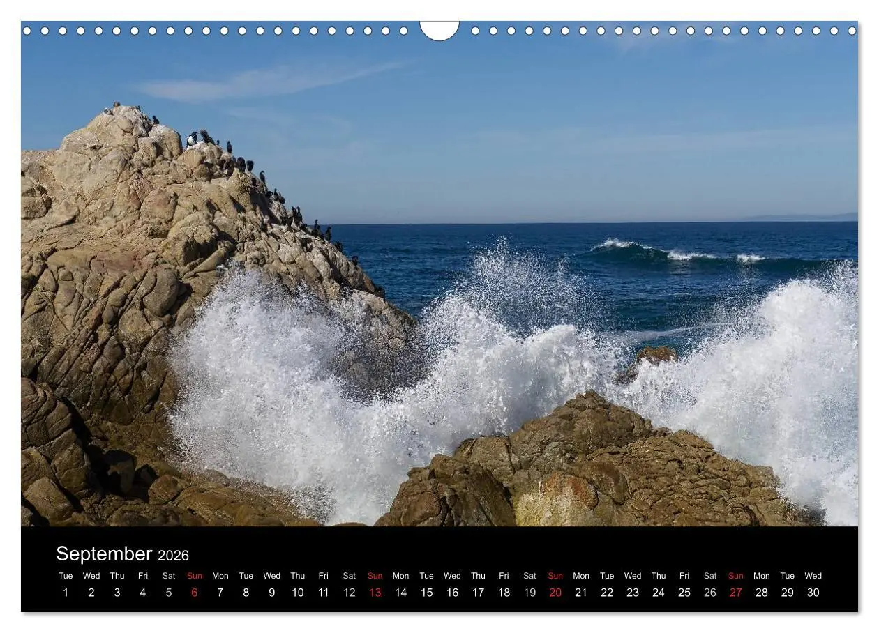 Bild: 9783516576849 | California Coasline (Wall Calendar 2026 DIN A3 landscape), CALVENDO...