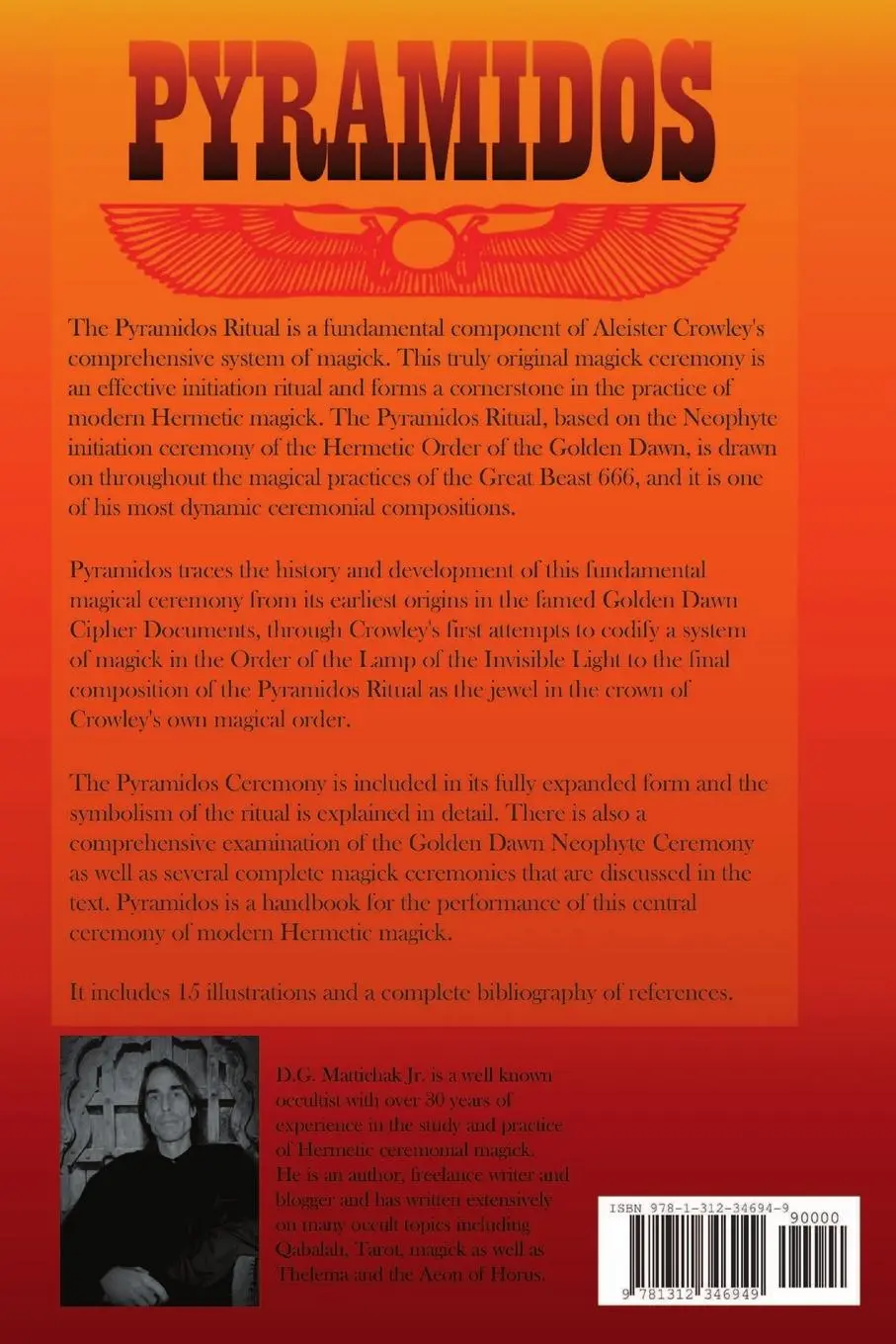 Rückseite: 9781312346949 | Pyramidos- Self Initiation in the Aeon of Horus | D G Mattichak jr