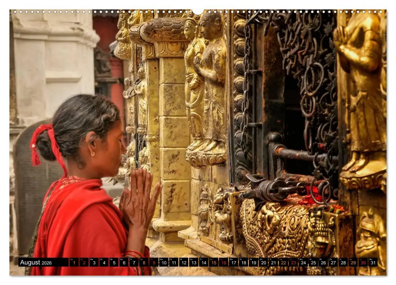 Bild: 9783516016949 | Nepal - das Dach der Welt (Wandkalender 2026 DIN A2 quer), CALVENDO...
