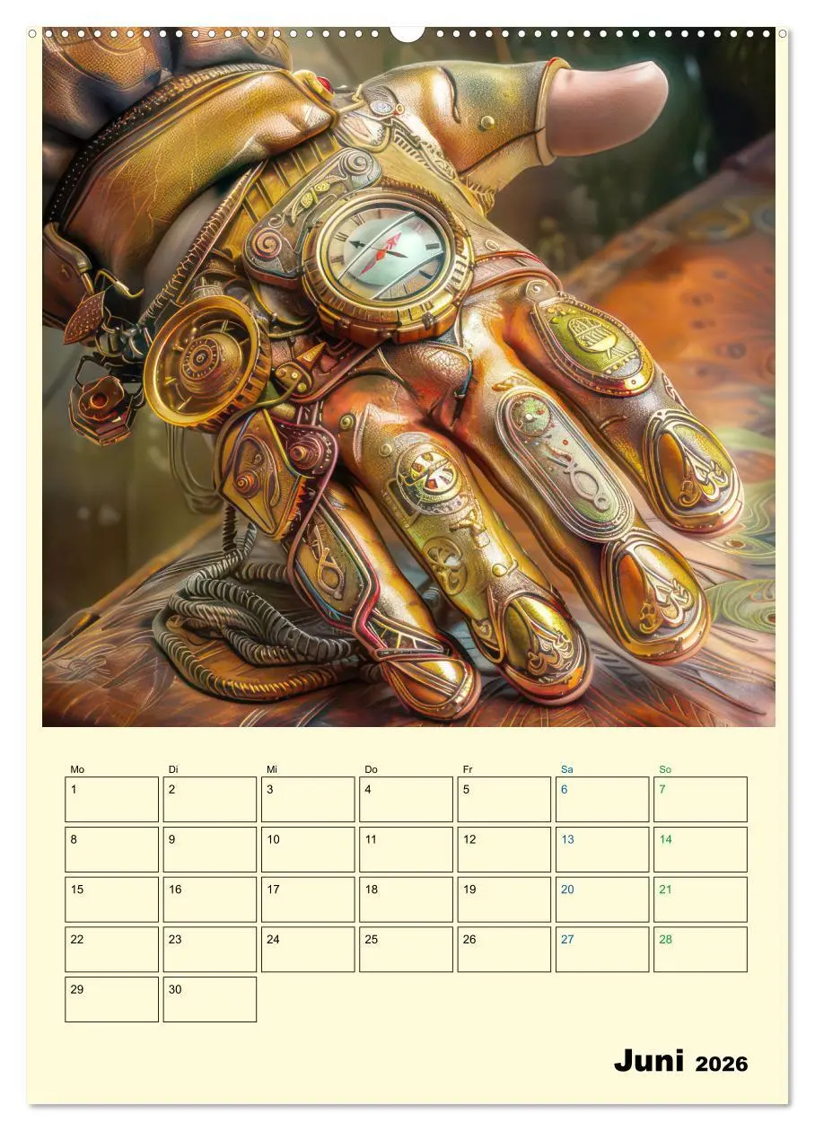 Bild: 9783516256949 | Steampunk Accesoires - Planer (hochwertiger Premium Wandkalender...