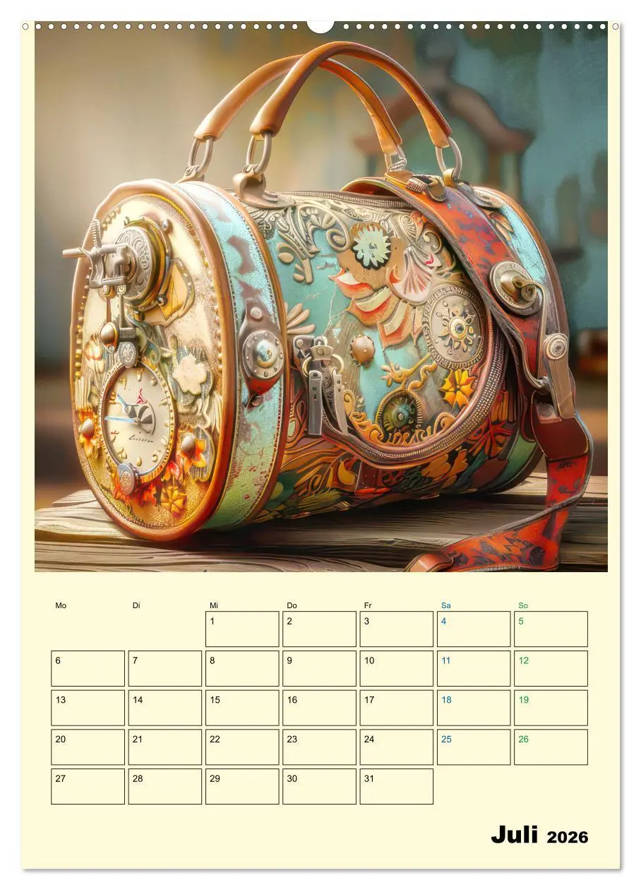 Bild: 9783516256949 | Steampunk Accesoires - Planer (hochwertiger Premium Wandkalender...