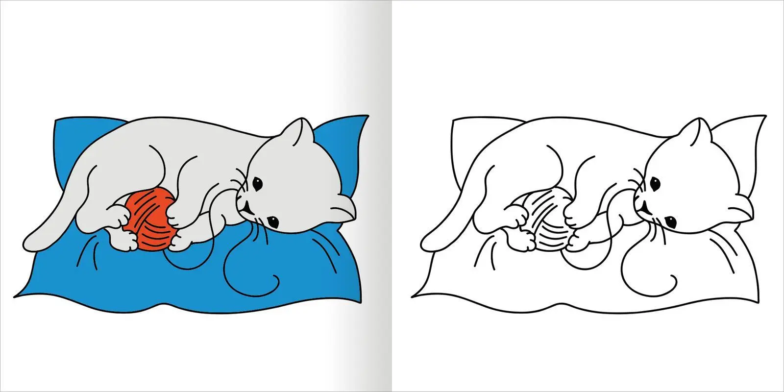 Bild: 9783845866949 | Mein erstes dickes Malbuch ab 2 - Tierkinder | Mit farbigen Vorlagen