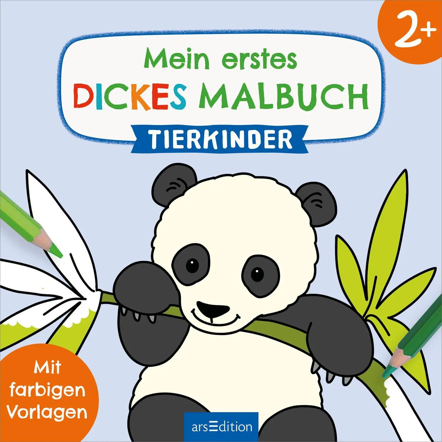 Bild: 9783845866949 | Mein erstes dickes Malbuch ab 2 - Tierkinder | Mit farbigen Vorlagen