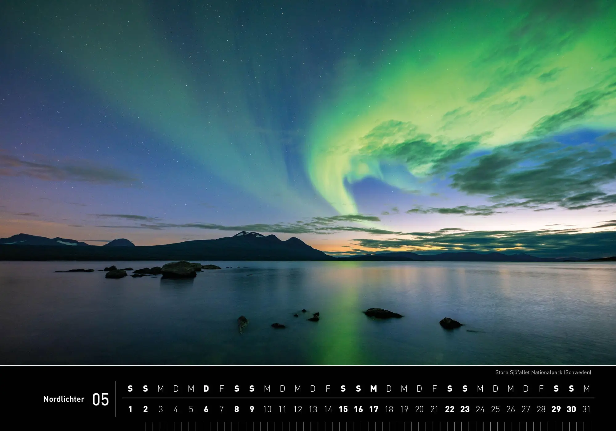 Bild: 9783968556949 | Nordlichter Premiumkalender 2027 | Robert Haasmann | Kalender | 14 S.
